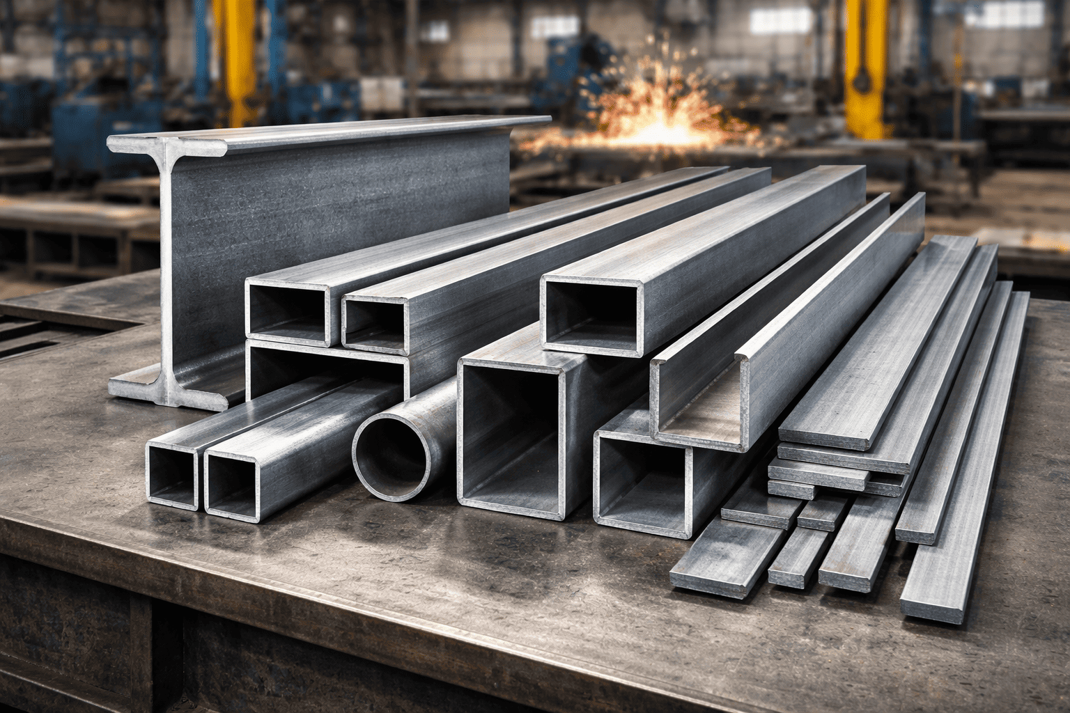 Perfis metálicos mais usados na construção metálica no Brasil